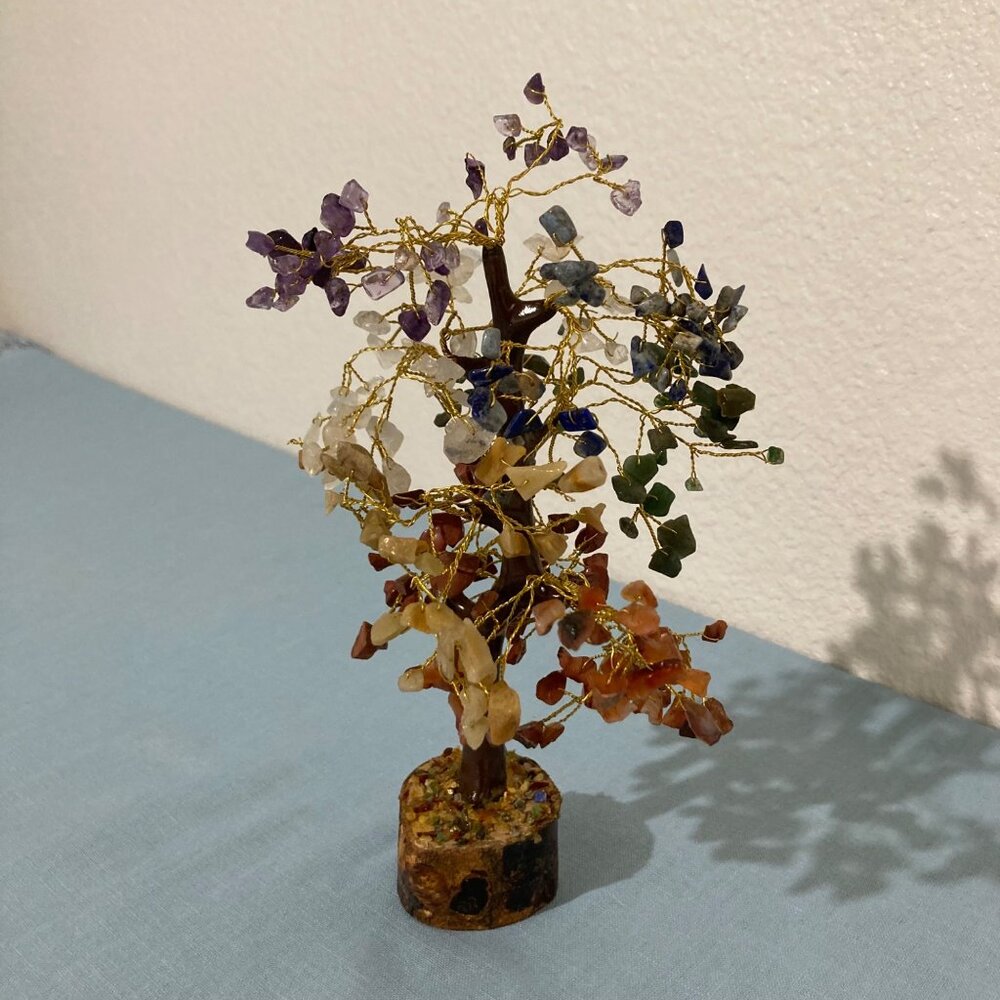 Vintage Semi-Precious Stone Tree Mixed Crystals - Picture 3 of 7